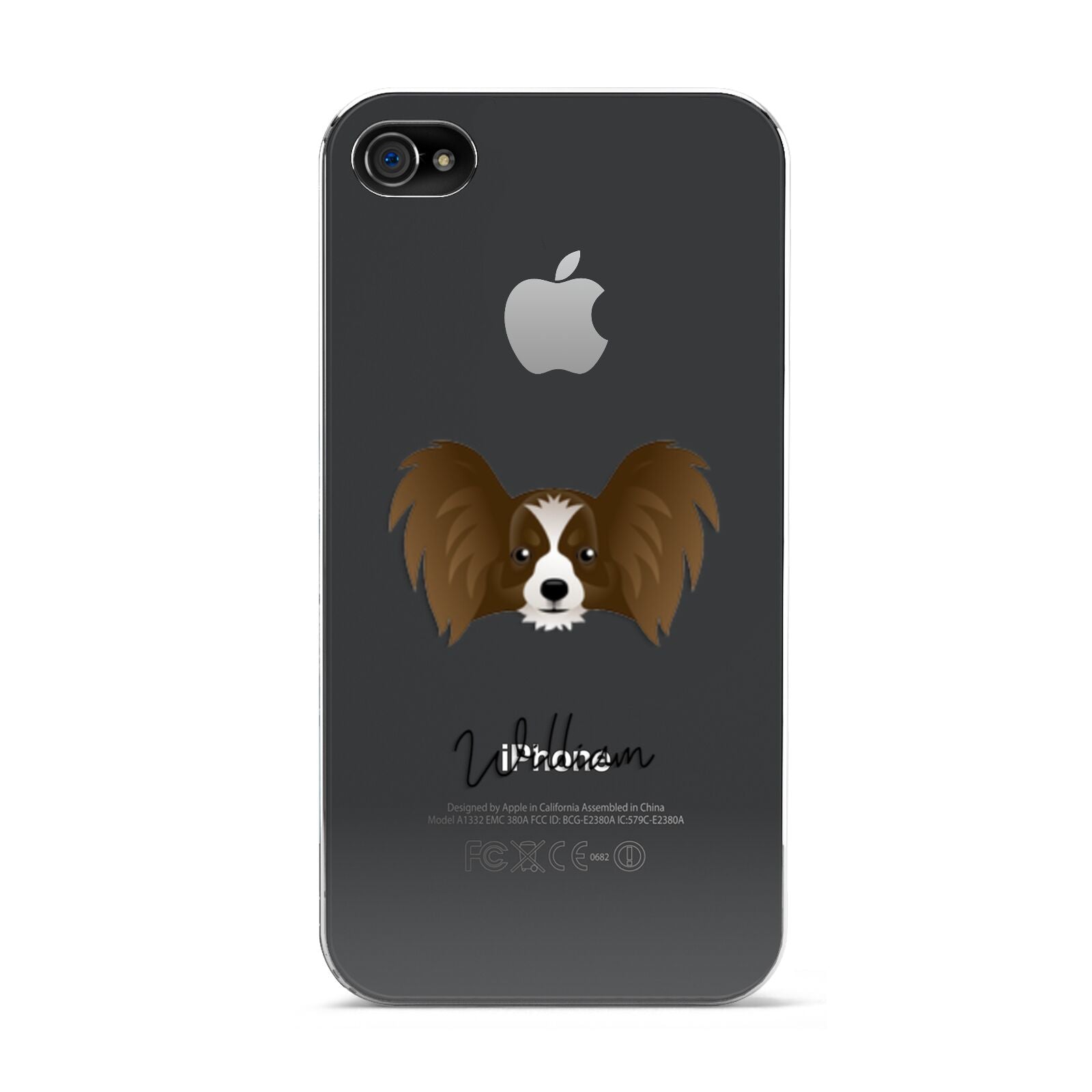 Papillon Personalised Apple iPhone 4s Case