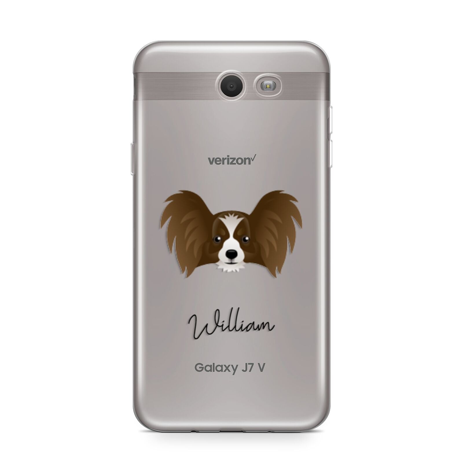 Papillon Personalised Samsung Galaxy J7 2017 Case