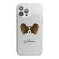 Papillon Personalised iPhone 13 Pro Max TPU Impact Case with White Edges