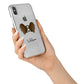 Papillon Personalised iPhone X Bumper Case on Silver iPhone Alternative Image 2