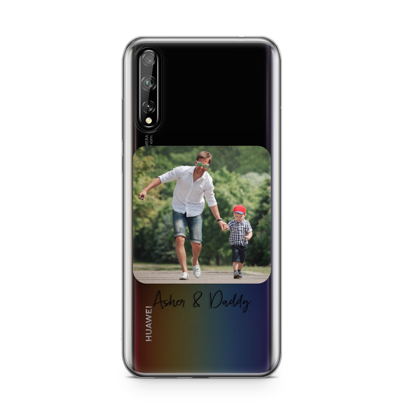 Parent and Child Photo with Text Huawei Enjoy 10s Phone Case