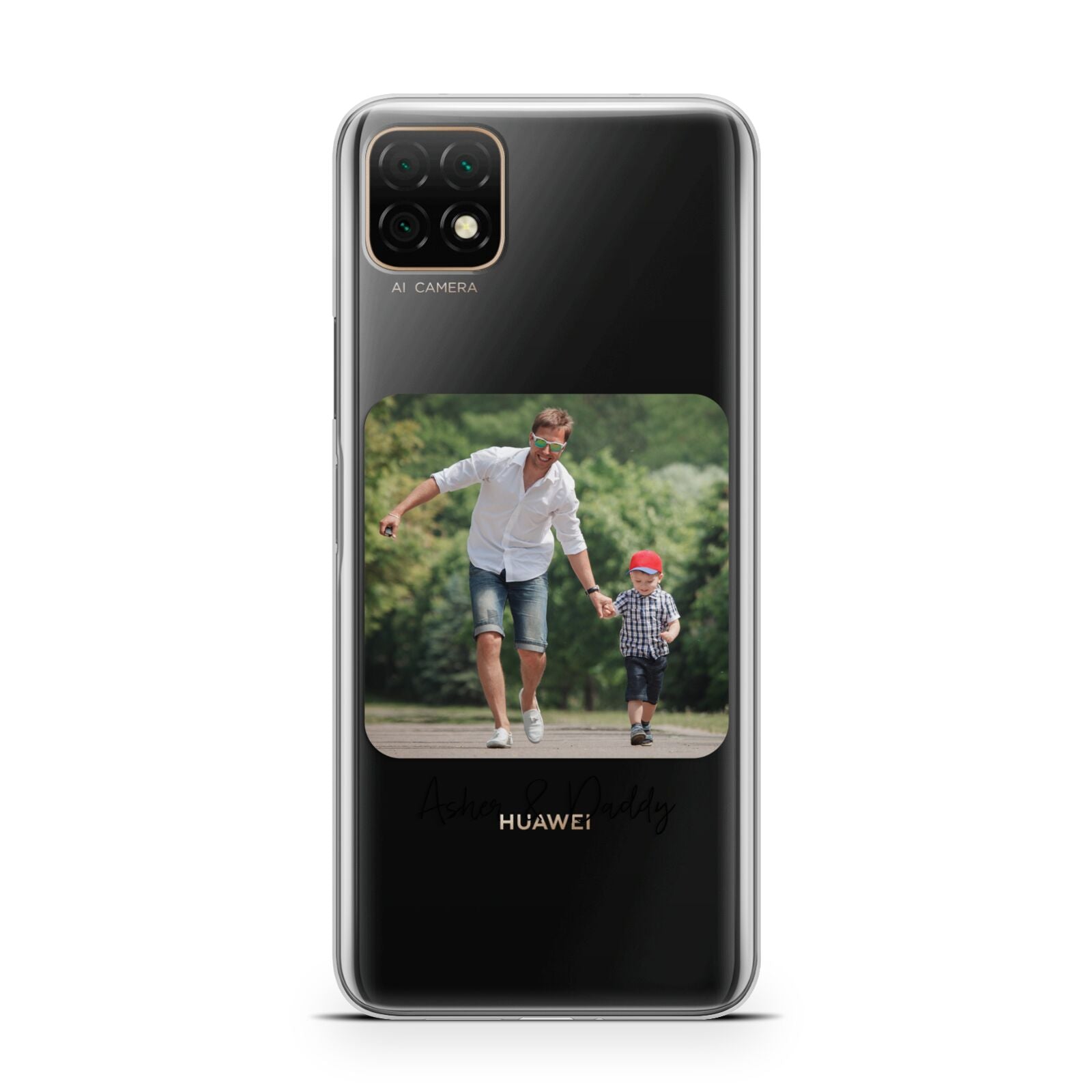 Parent and Child Photo with Text Huawei Enjoy 20 Phone Case