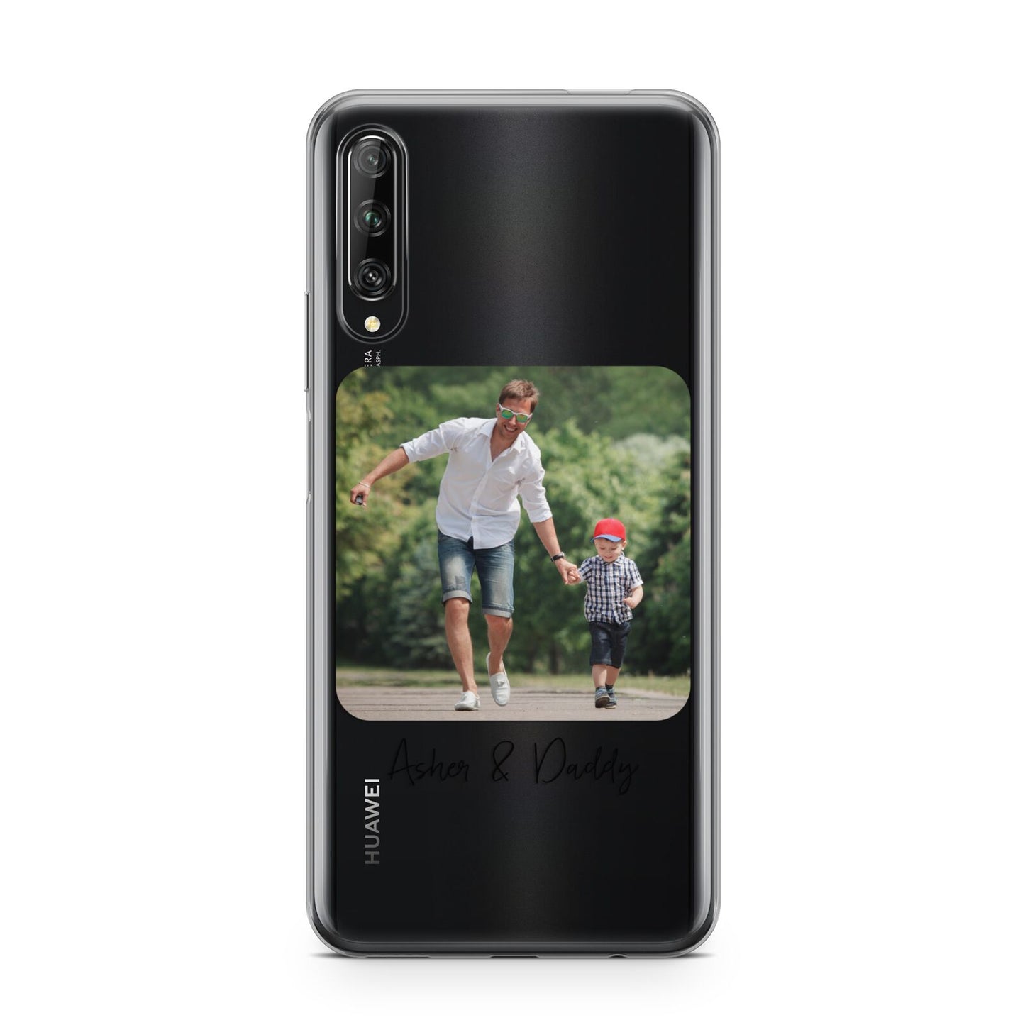 Parent and Child Photo with Text Huawei P Smart Pro 2019