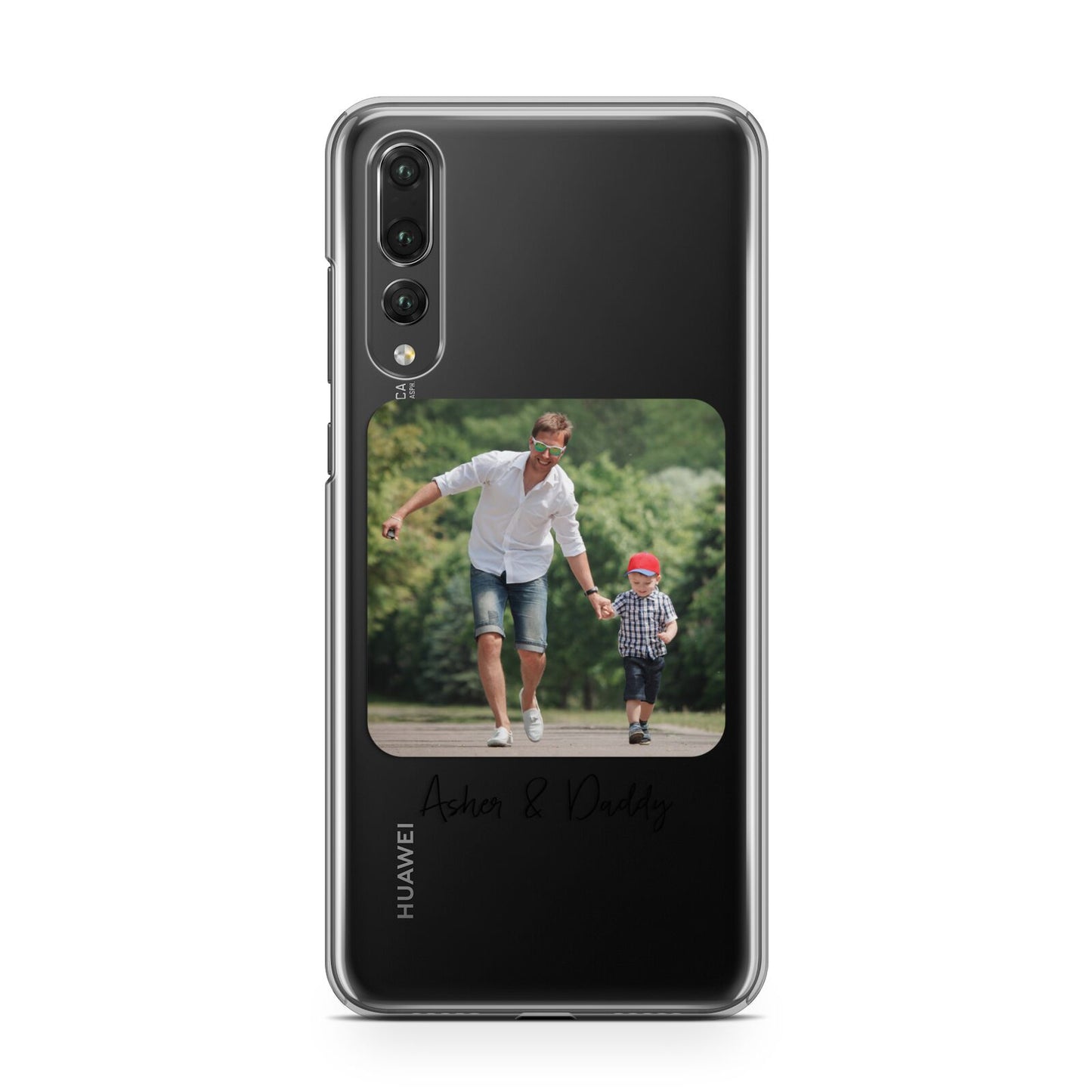 Parent and Child Photo with Text Huawei P20 Pro Phone Case