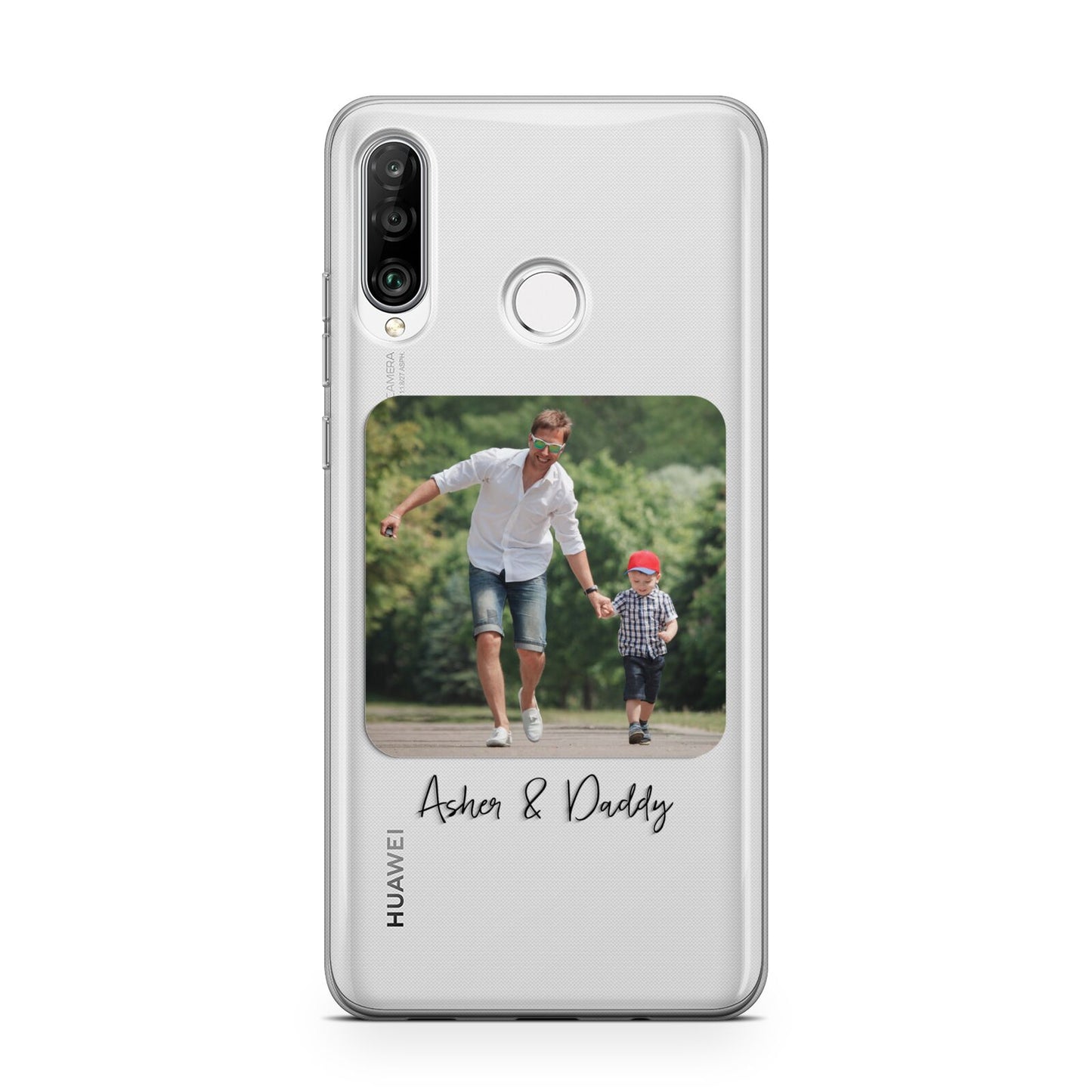 Parent and Child Photo with Text Huawei P30 Lite Phone Case