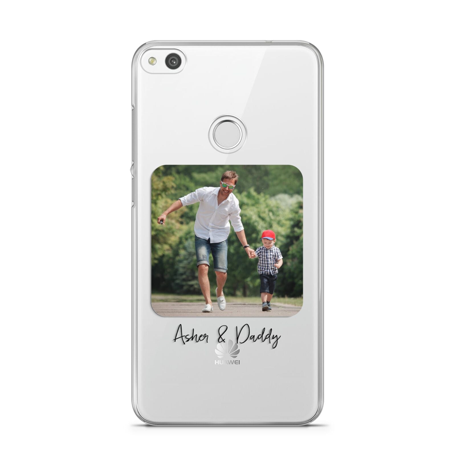 Parent and Child Photo with Text Huawei P8 Lite Case