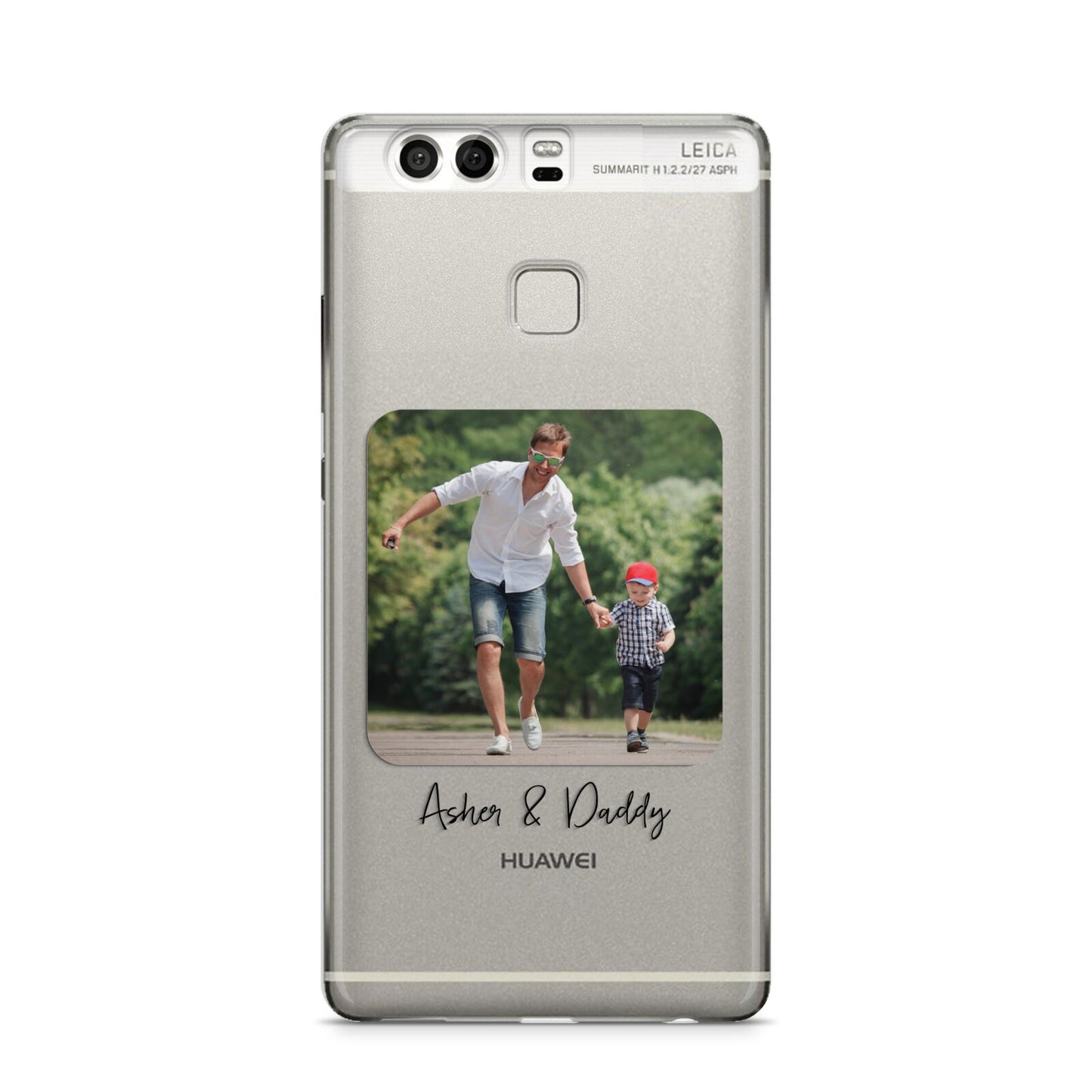 Parent and Child Photo with Text Huawei P9 Case