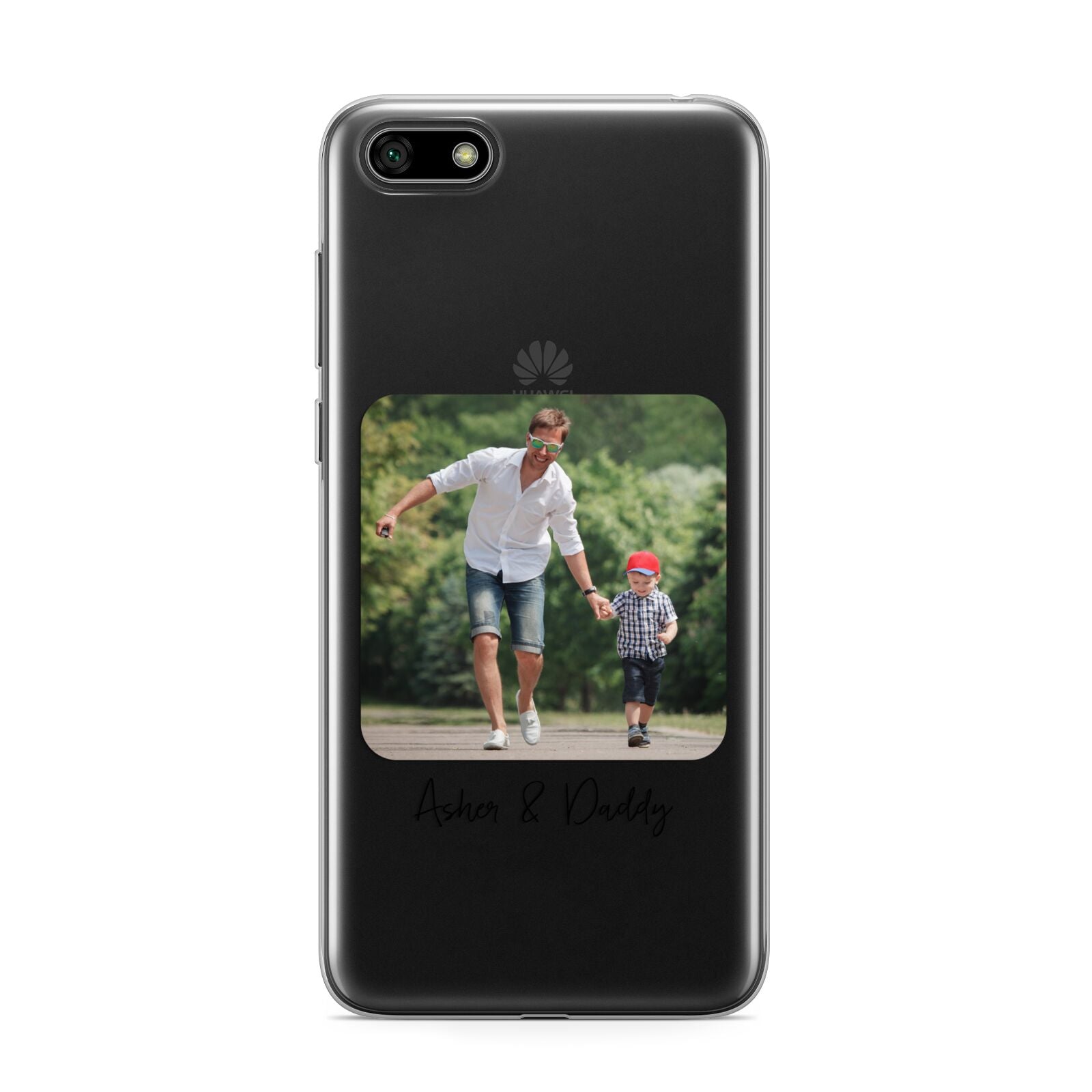 Parent and Child Photo with Text Huawei Y5 Prime 2018 Phone Case