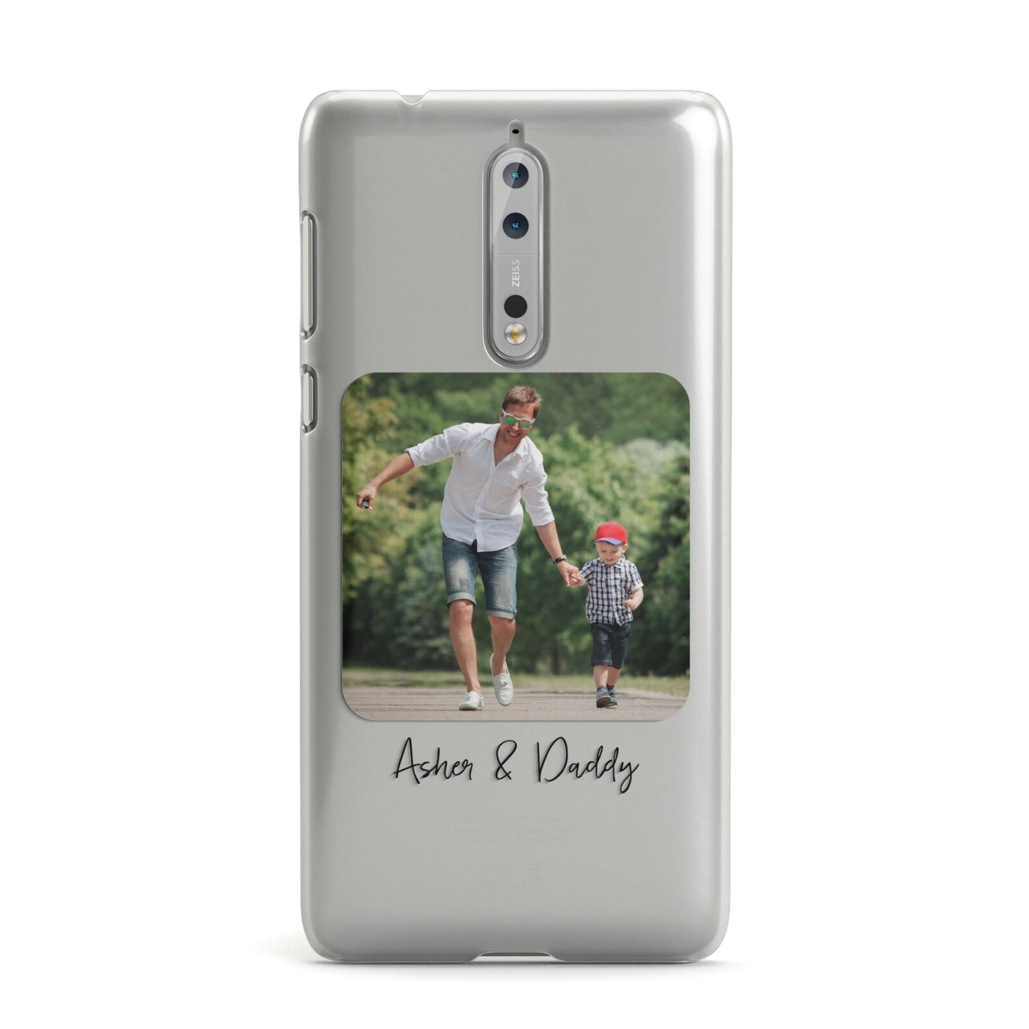 Parent and Child Photo with Text Nokia Case