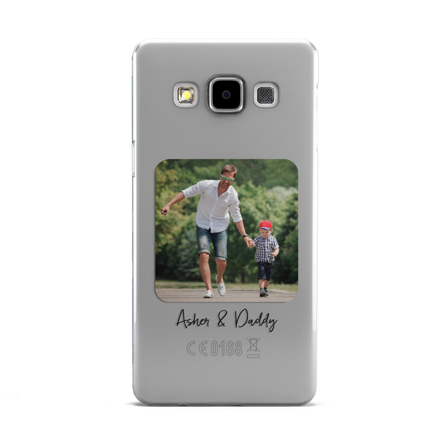 Parent and Child Photo with Text Samsung Galaxy A5 Case