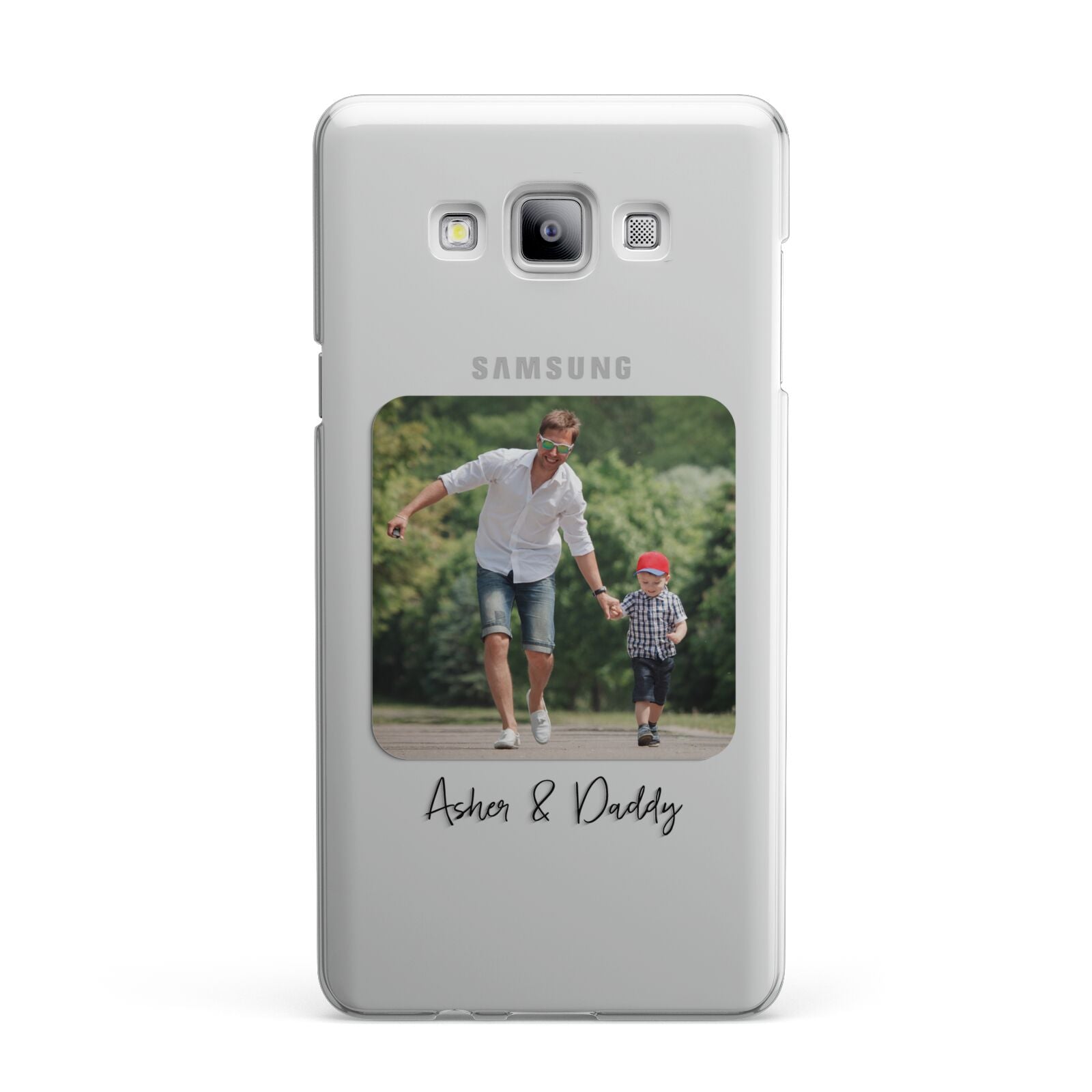 Parent and Child Photo with Text Samsung Galaxy A7 2015 Case