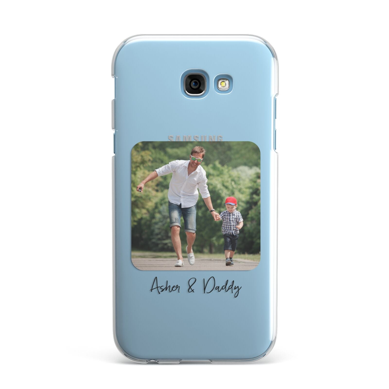 Parent and Child Photo with Text Samsung Galaxy A7 2017 Case