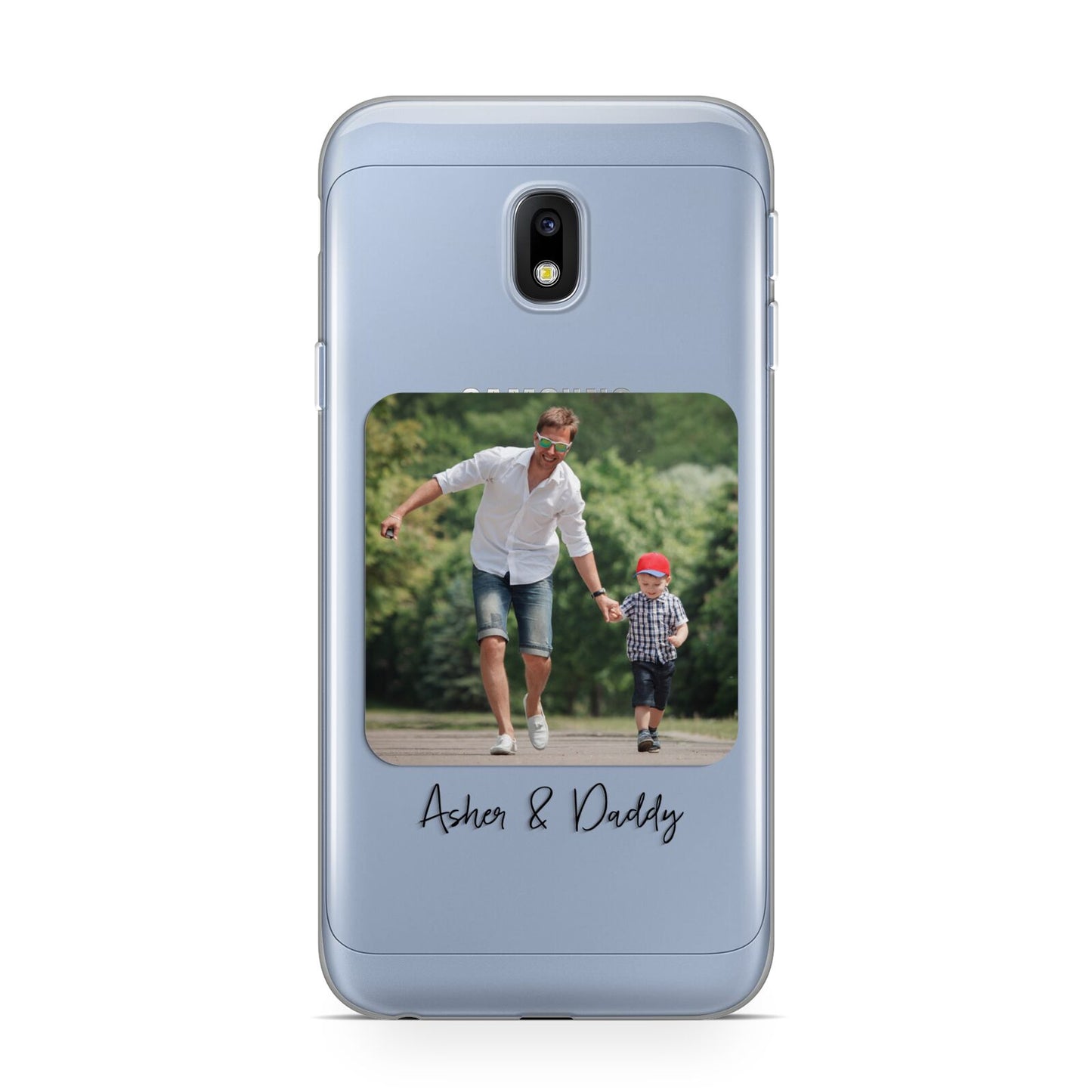 Parent and Child Photo with Text Samsung Galaxy J3 2017 Case