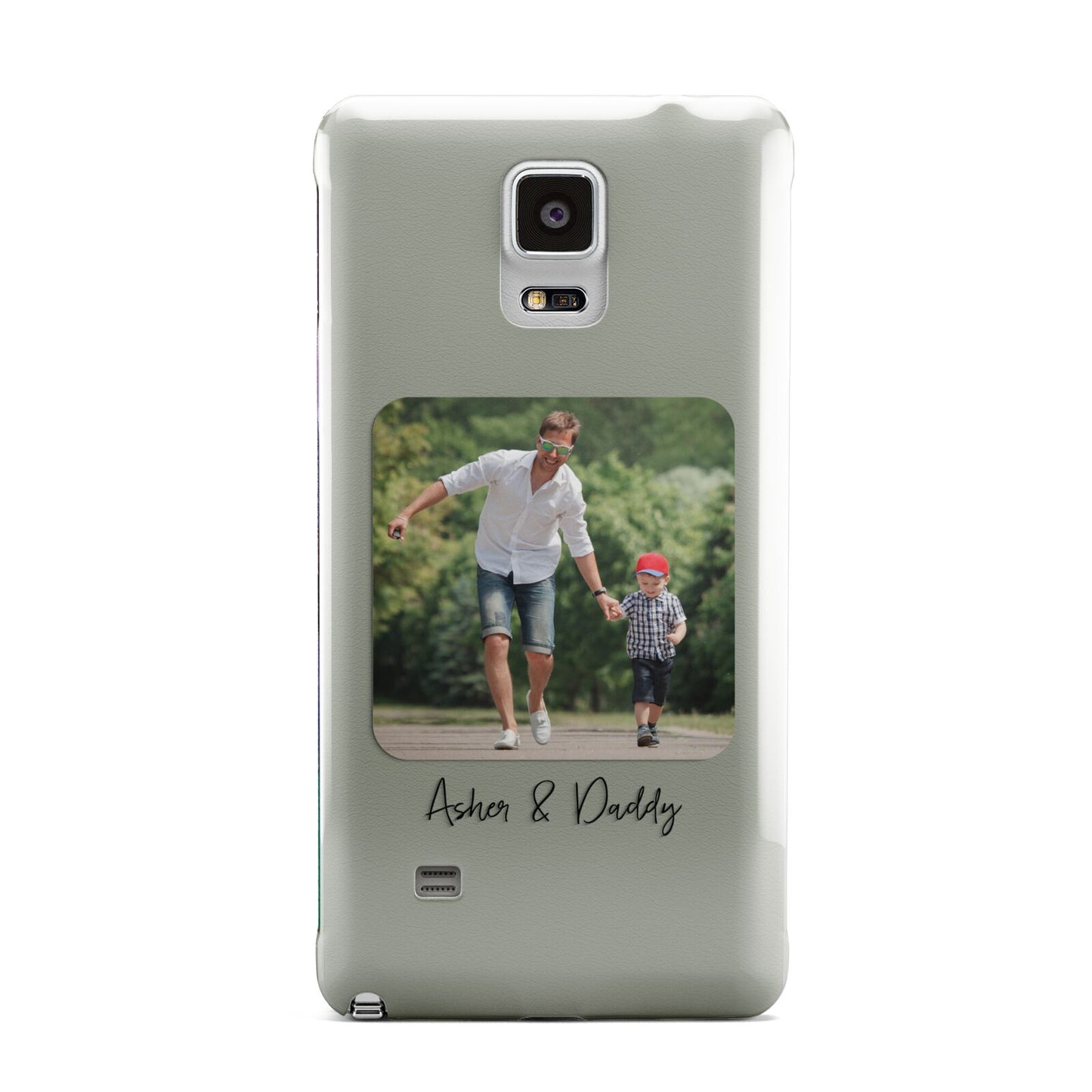 Parent and Child Photo with Text Samsung Galaxy Note 4 Case