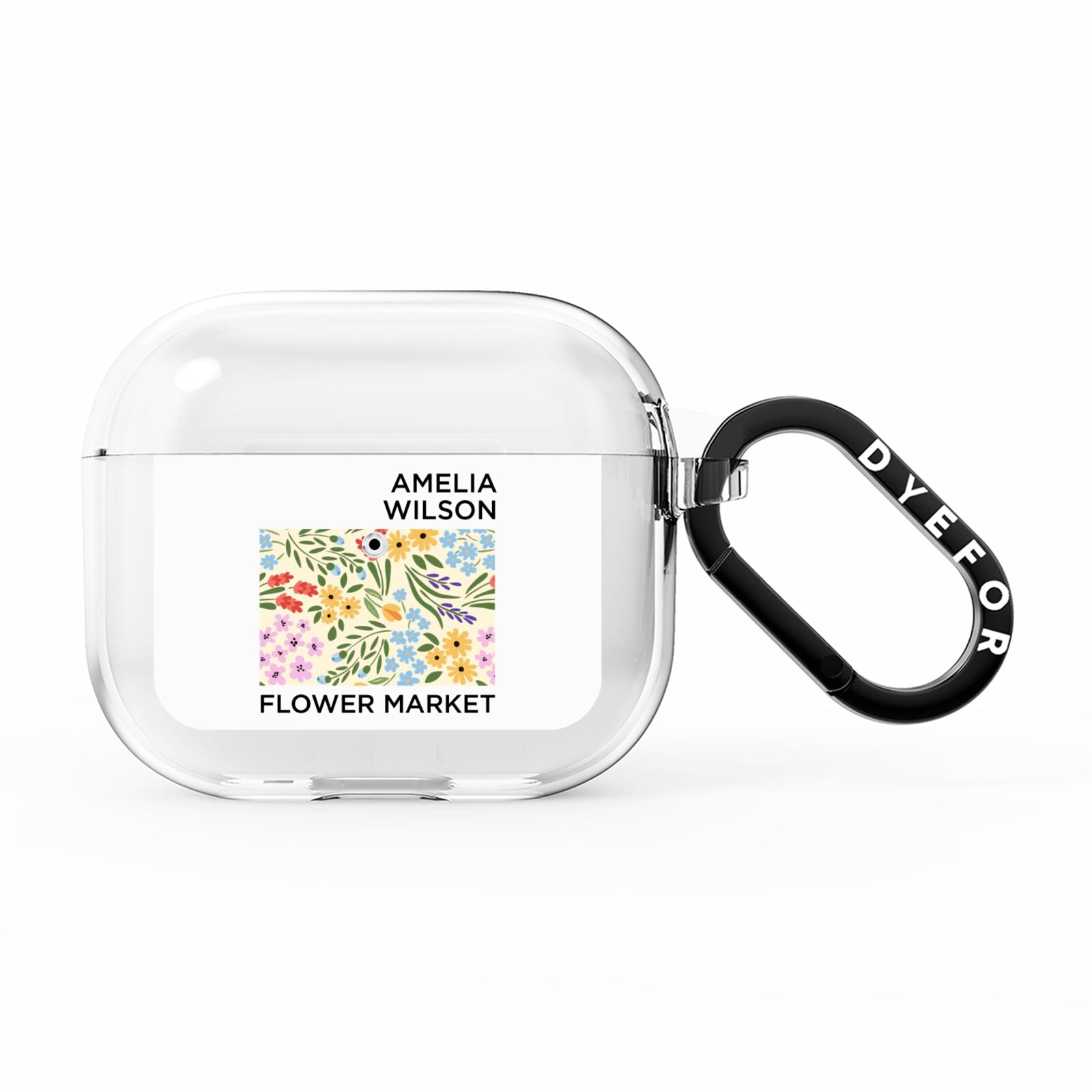 Paris Flower Market AirPods Clear Case 3rd Gen