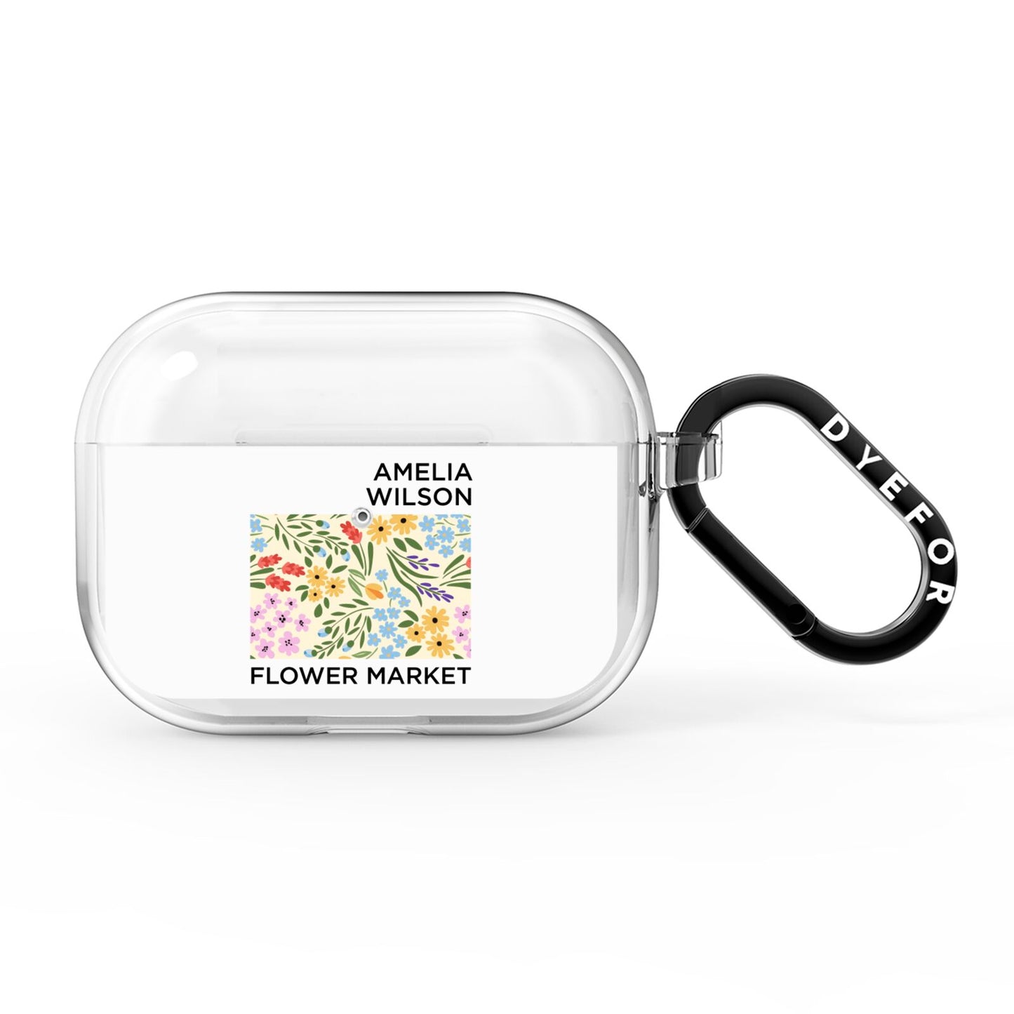 Paris Flower Market AirPods Pro Clear Case