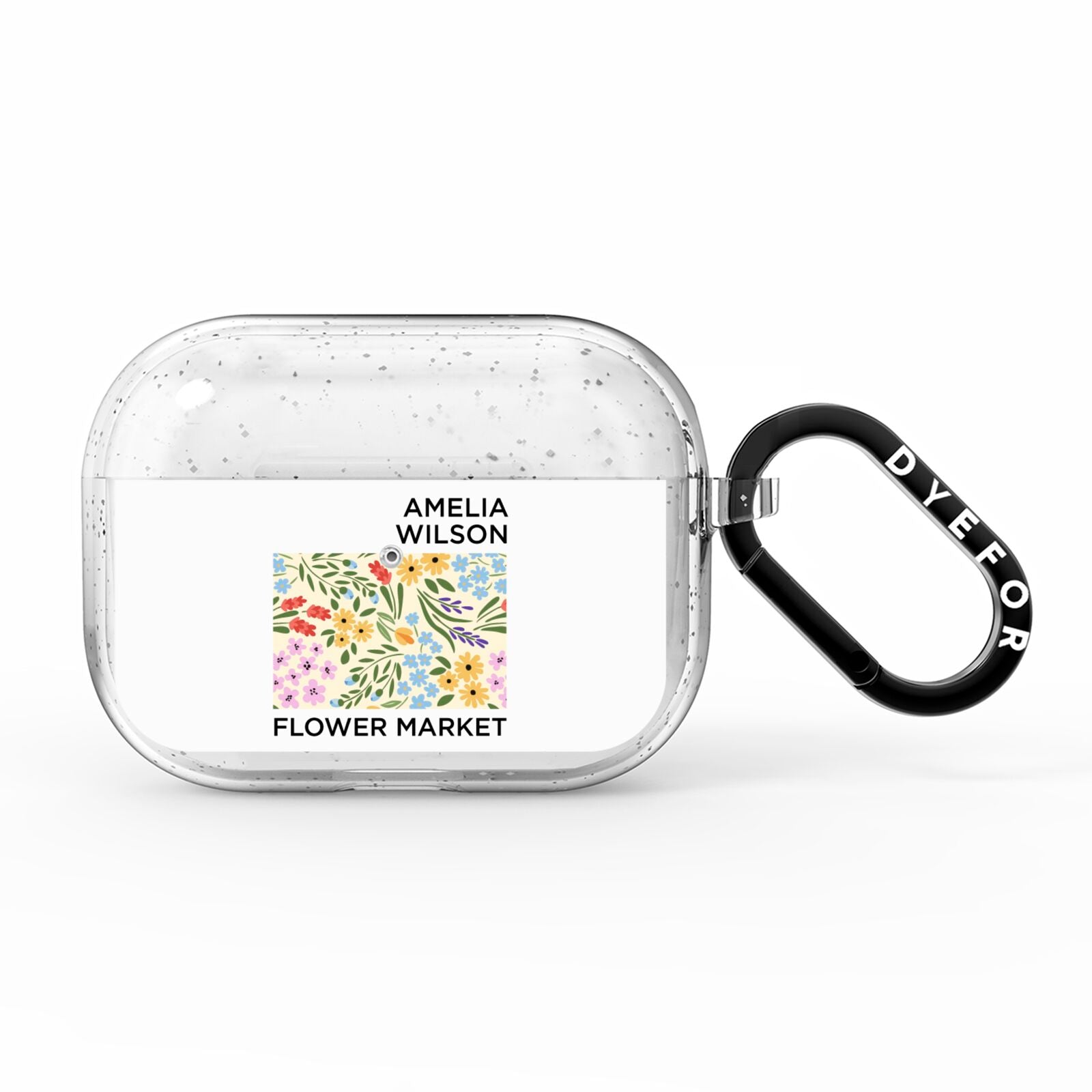 Paris Flower Market AirPods Pro Glitter Case