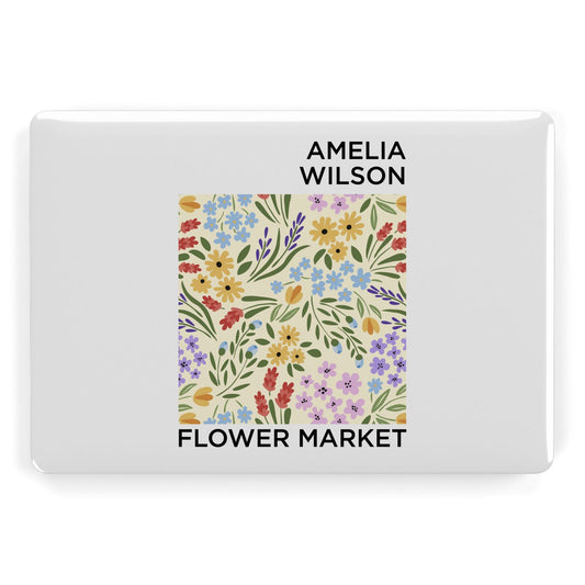 Paris Flower Market Apple MacBook Case