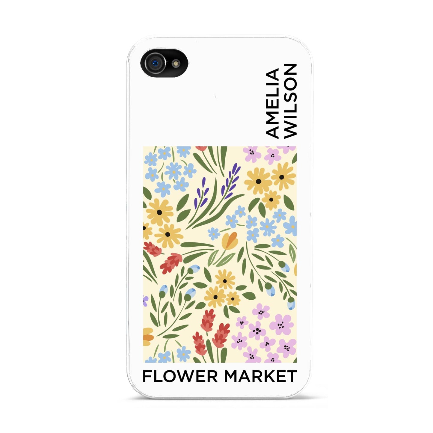 Paris Flower Market Apple iPhone 4s Case