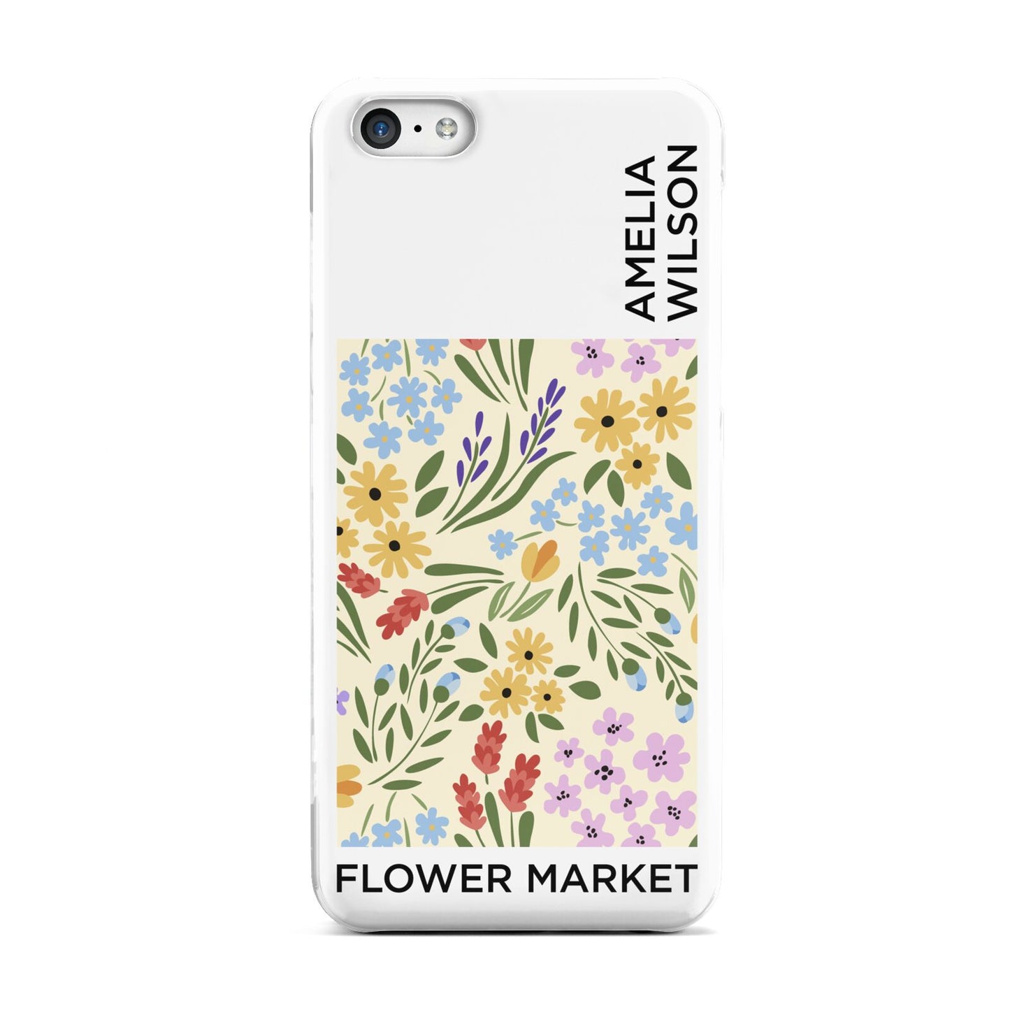 Paris Flower Market Apple iPhone 5c Case