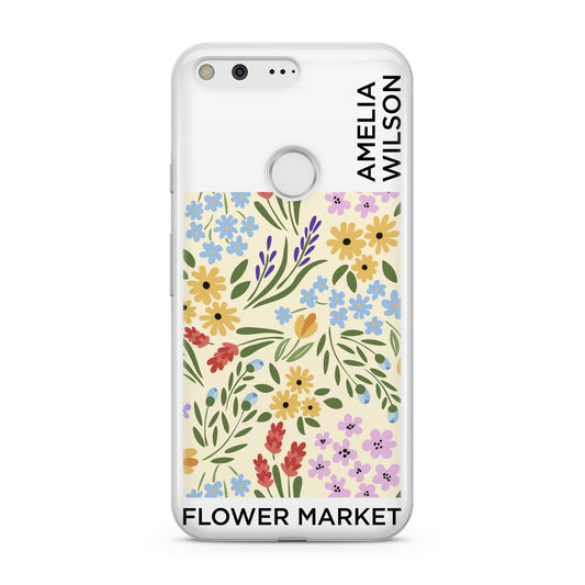 Paris Flower Market Google Pixel Case