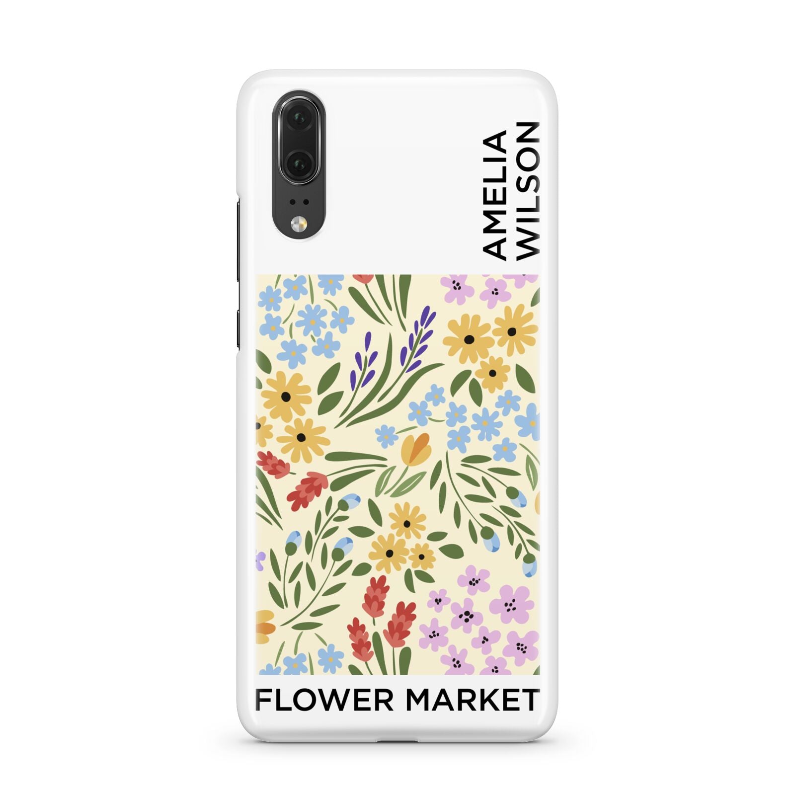 Paris Flower Market Huawei P20 Phone Case