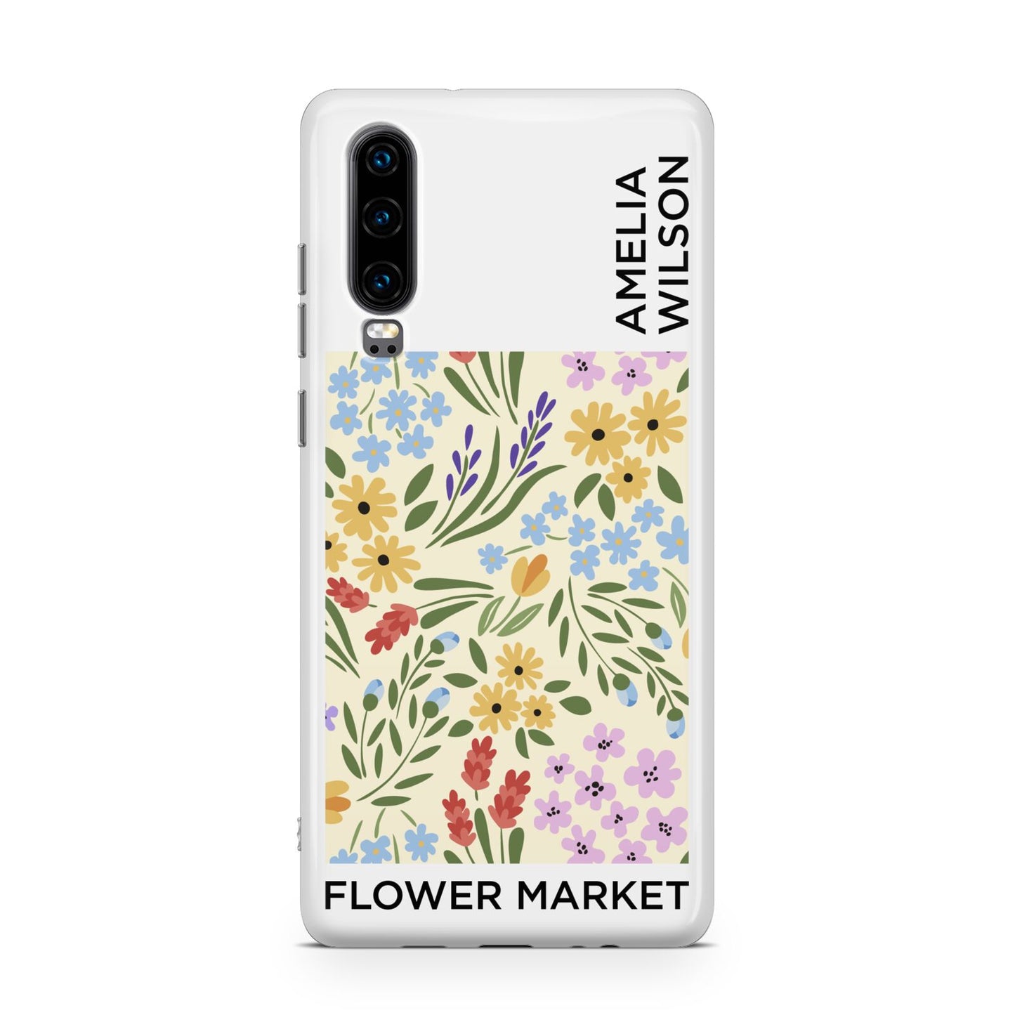 Paris Flower Market Huawei P30 Phone Case