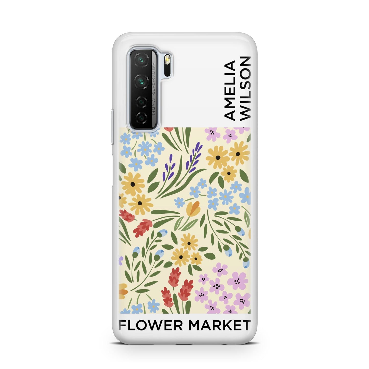 Paris Flower Market Huawei P40 Lite 5G Phone Case