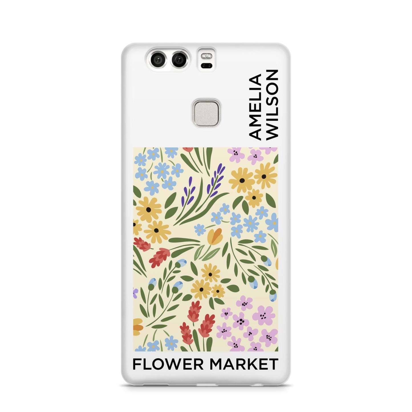 Paris Flower Market Huawei P9 Case