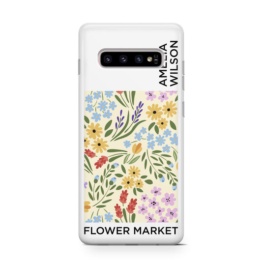 Paris Flower Market Protective Samsung Galaxy Case