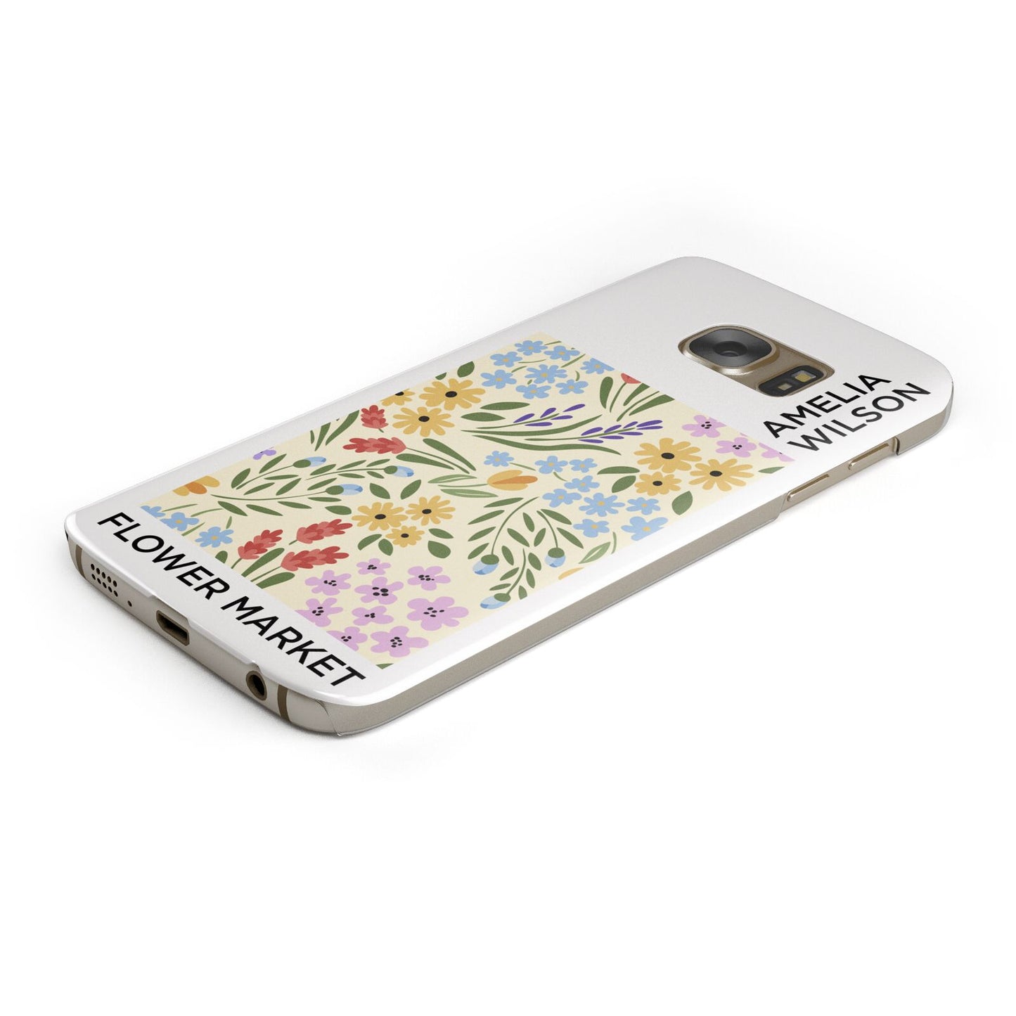 Paris Flower Market Samsung Galaxy Case Bottom Cutout