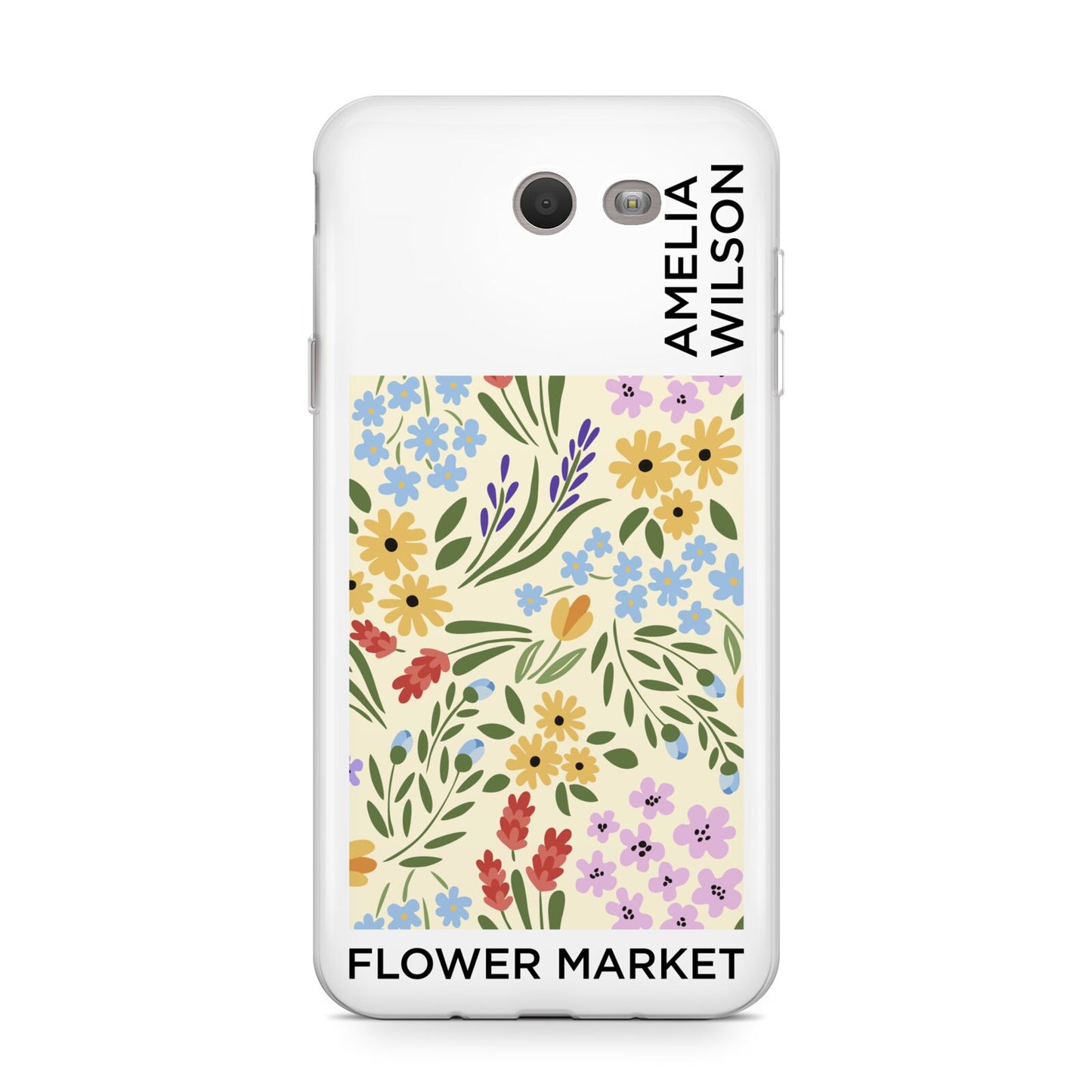 Paris Flower Market Samsung Galaxy J7 2017 Case
