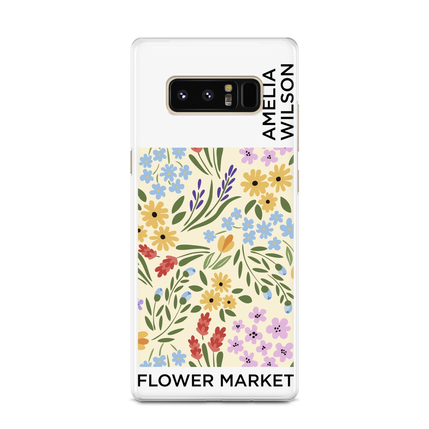 Paris Flower Market Samsung Galaxy Note 8 Case