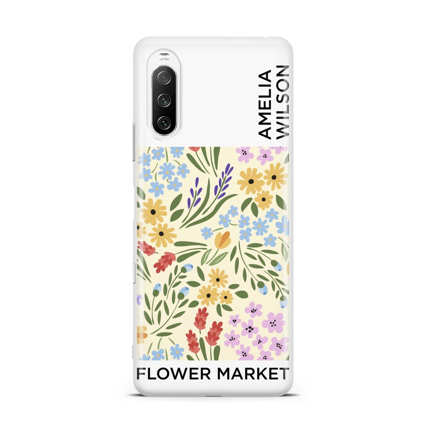 Paris Flower Market Sony Xperia 10 III Case