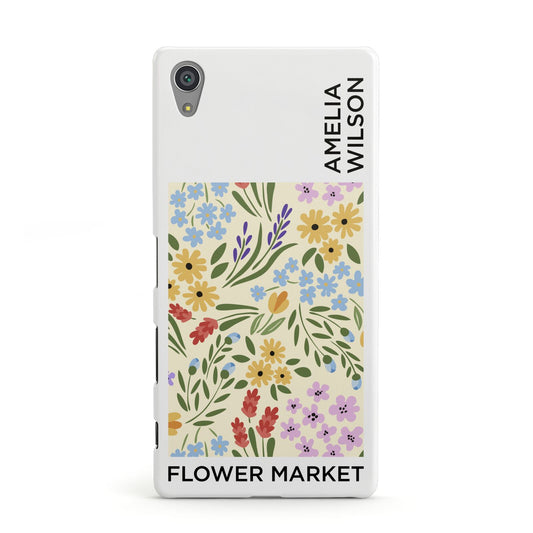 Paris Flower Market Sony Xperia Case