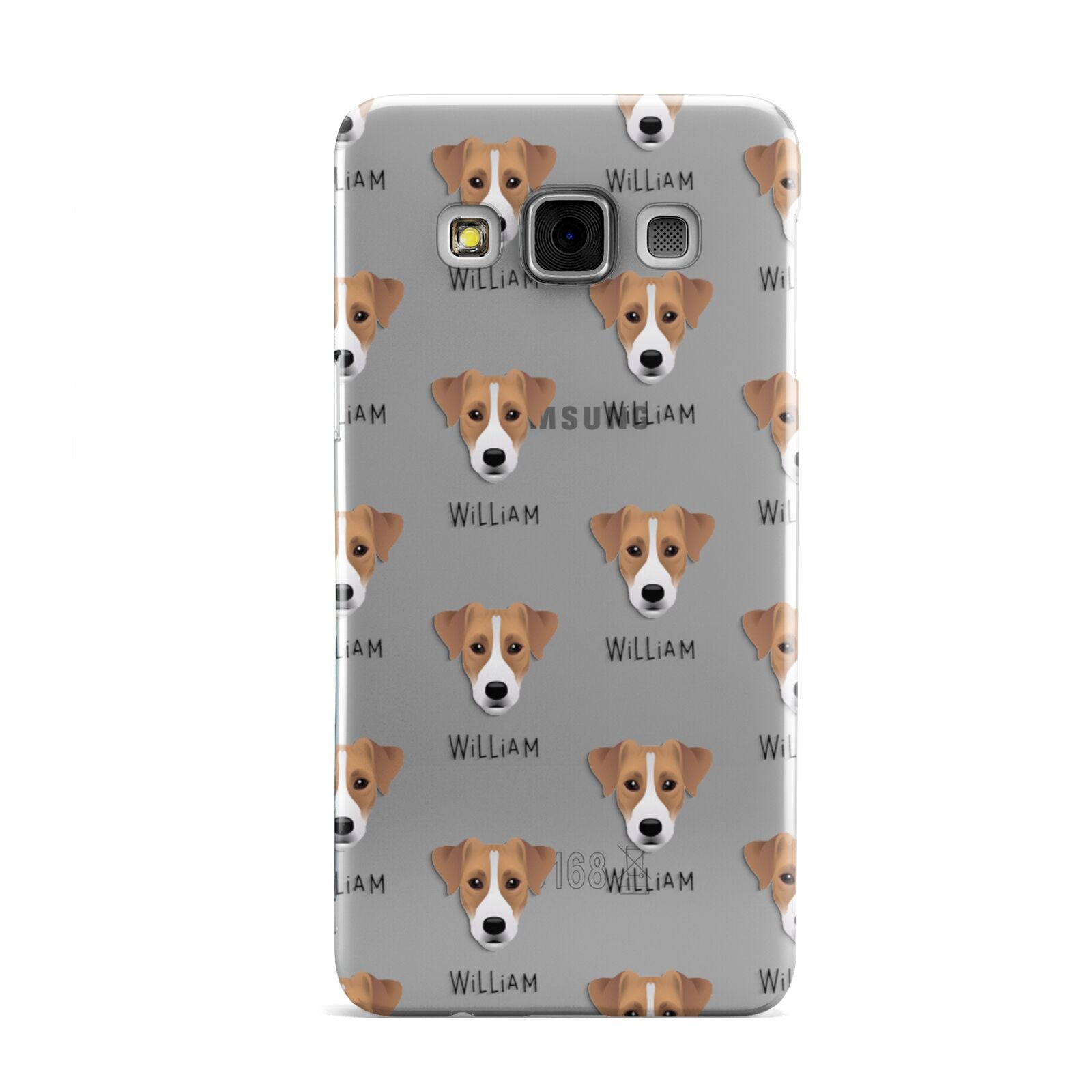 Parson Russell Terrier Icon with Name Samsung Galaxy A3 Case