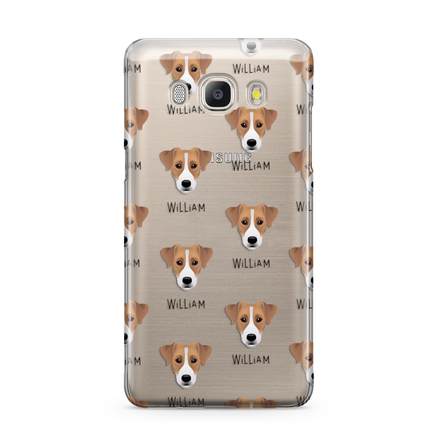 Parson Russell Terrier Icon with Name Samsung Galaxy J5 2016 Case