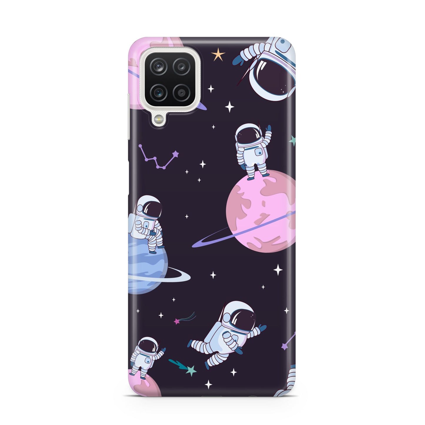 Pastel Hue Space Scene Samsung A12 Case