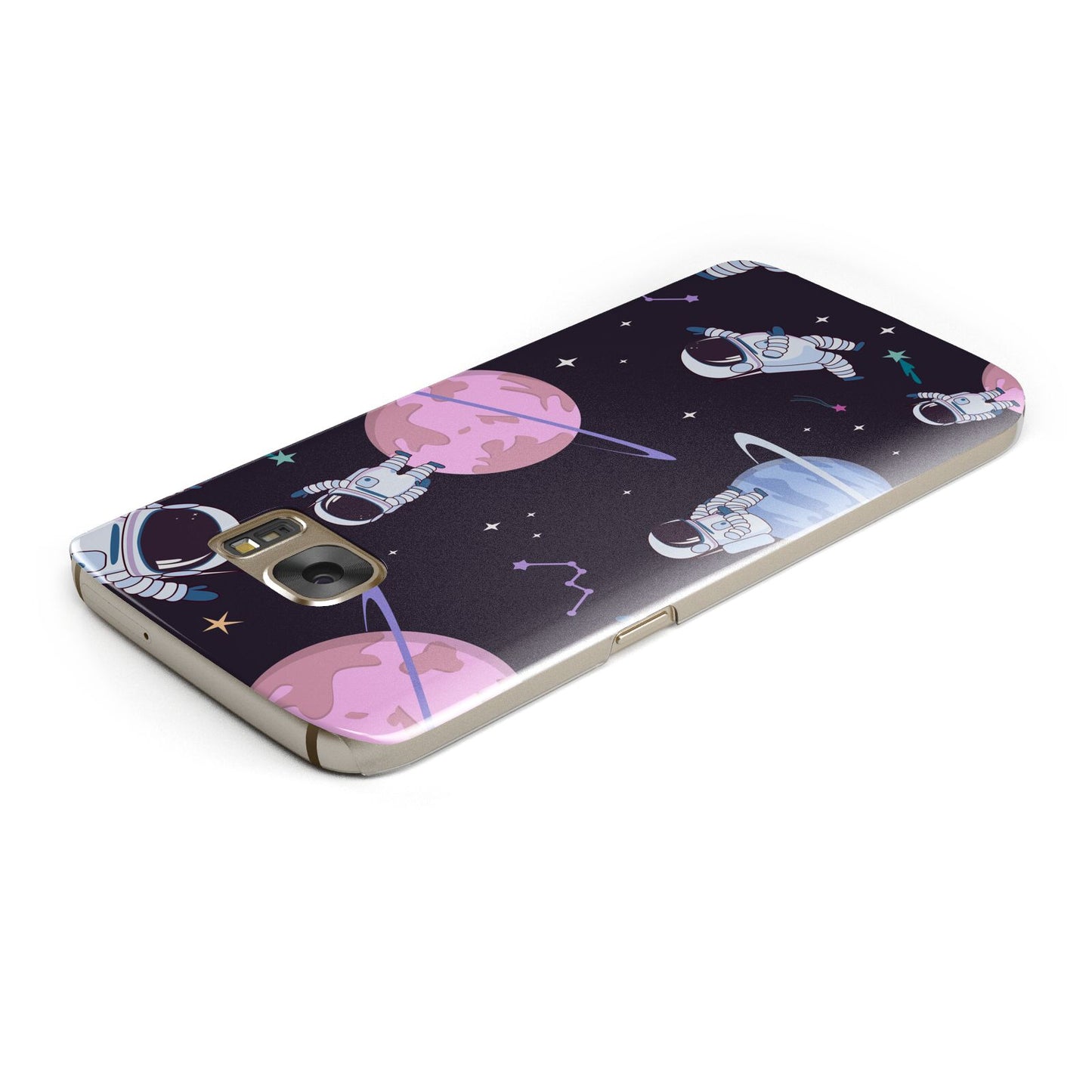 Pastel Hue Space Scene Samsung Galaxy Case Top Cutout