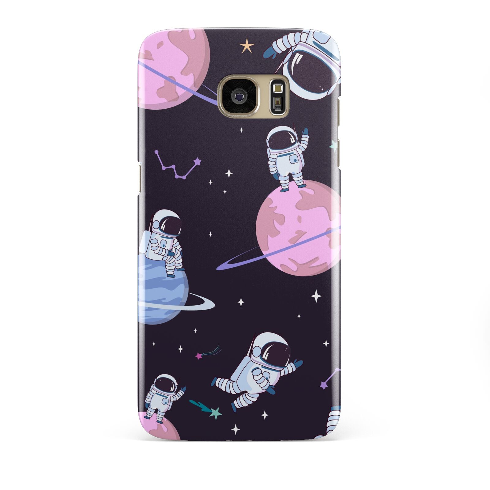 Pastel Hue Space Scene Samsung Galaxy S7 Edge Case