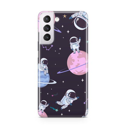 Pastel Hue Space Scene Samsung S21 Case