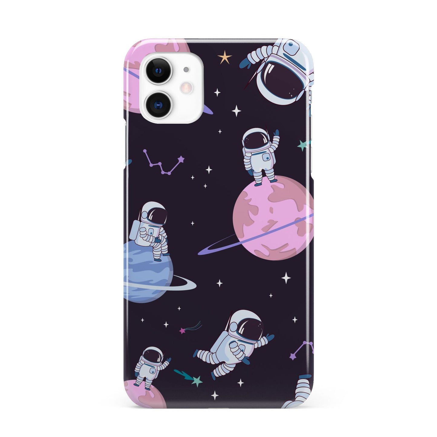 Pastel Hue Space Scene iPhone 11 3D Snap Case