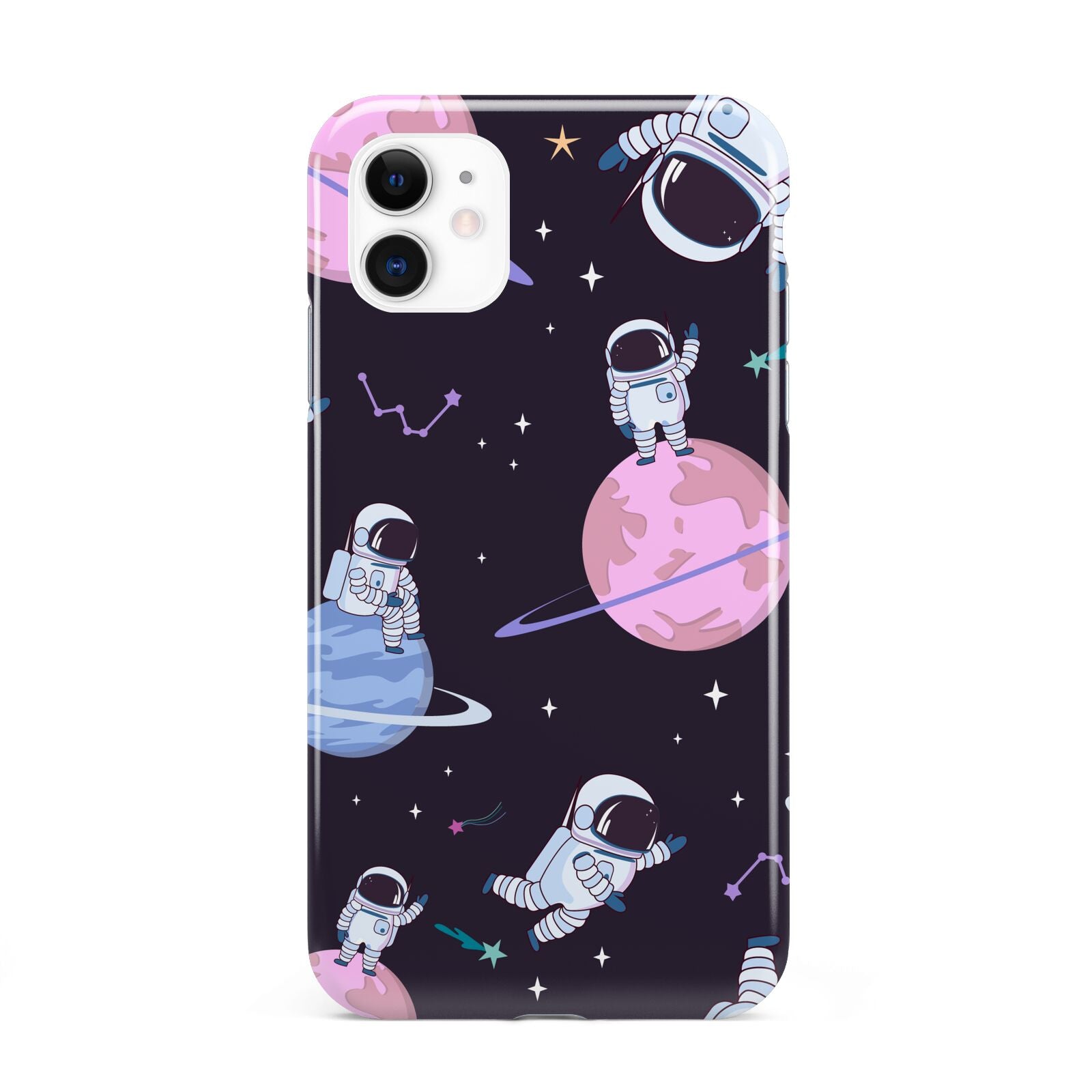 Pastel Hue Space Scene iPhone 11 3D Tough Case