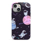 Pastel Hue Space Scene iPhone 13 Mini Full Wrap 3D Tough Case