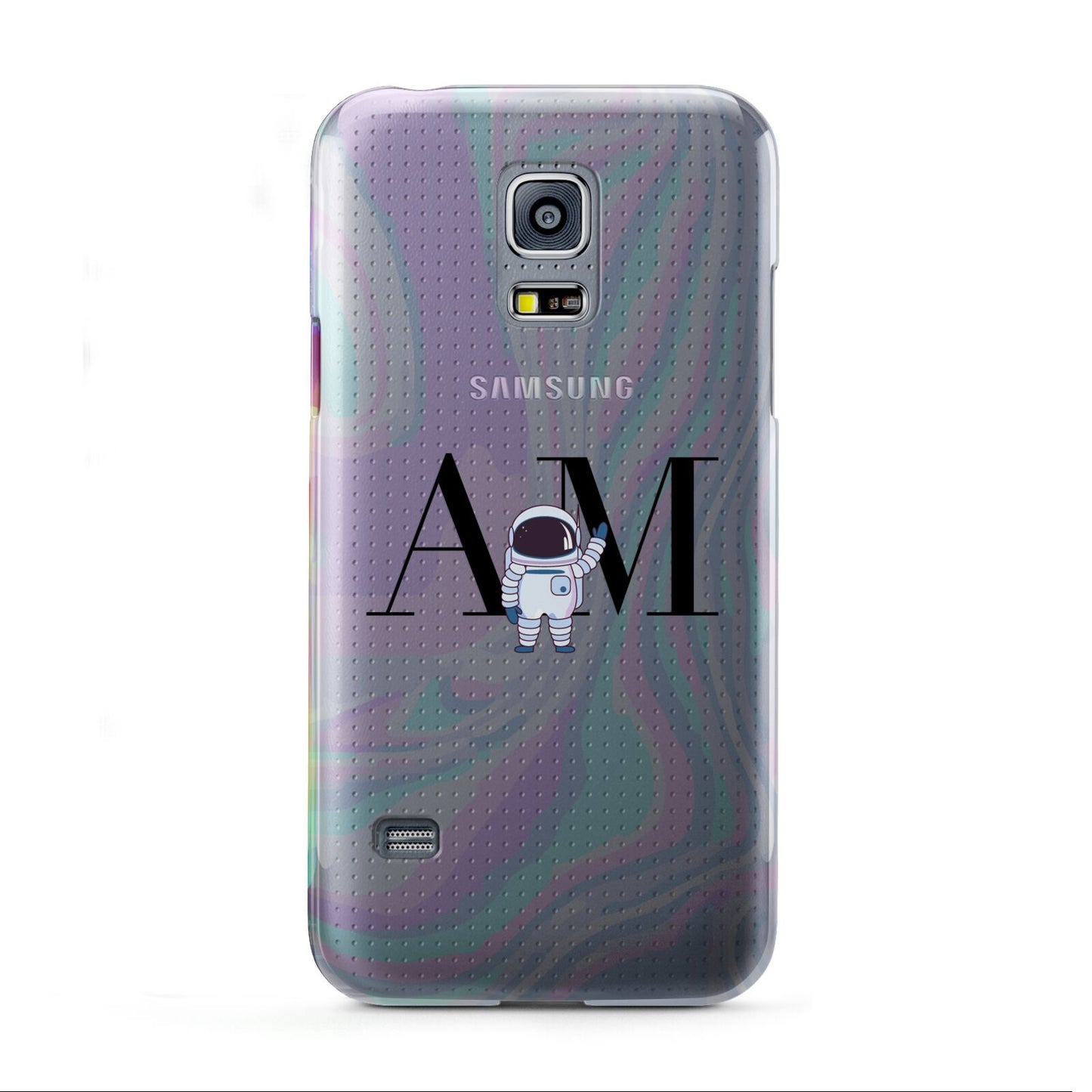 Pastel Marble Ink Astronaut Initials Samsung Galaxy S5 Mini Case