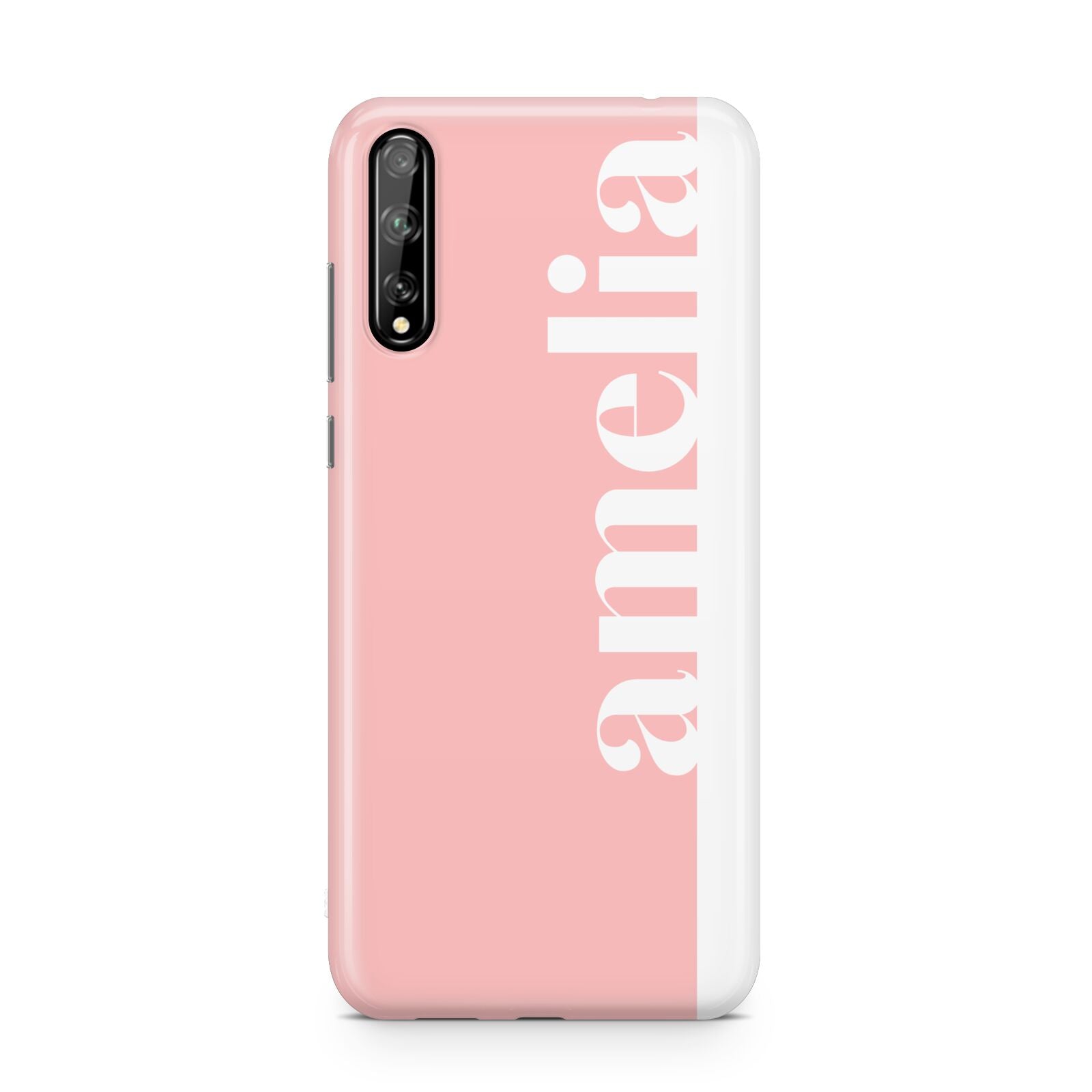 Pastel Pink Personalised Name Huawei Enjoy 10s Phone Case