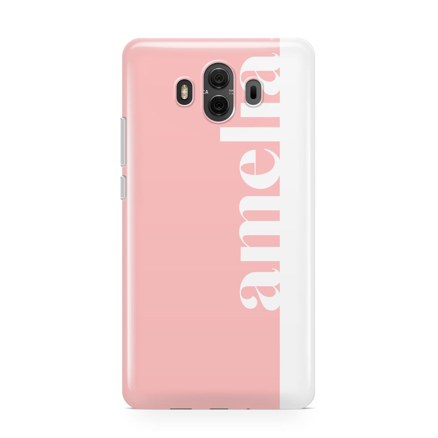 Pastel Pink Personalised Name Huawei Mate 10 Protective Phone Case