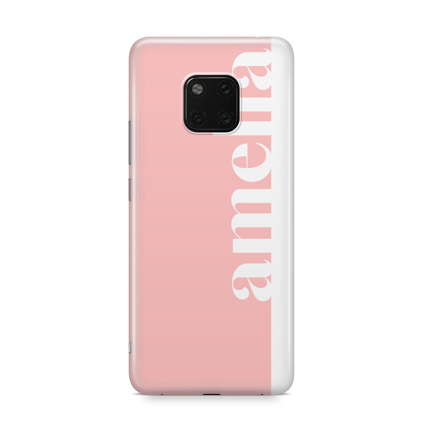 Pastel Pink Personalised Name Huawei Mate 20 Pro Phone Case