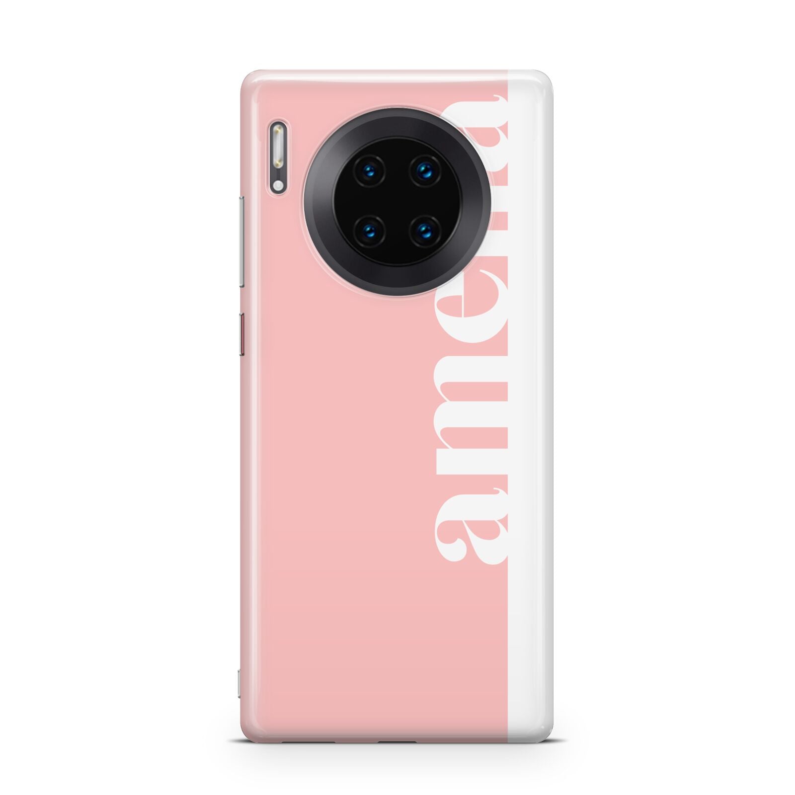 Pastel Pink Personalised Name Huawei Mate 30 Pro Phone Case