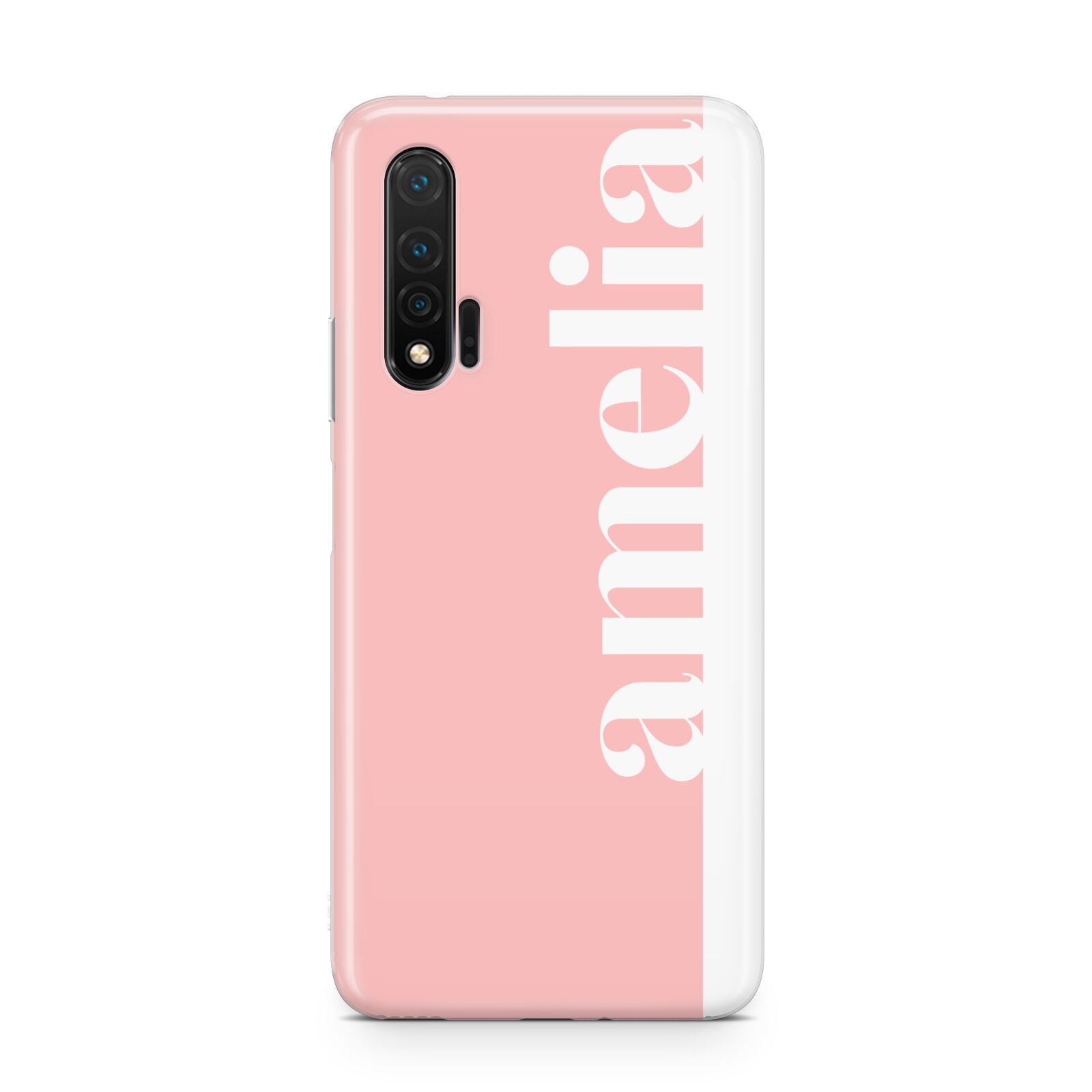 Pastel Pink Personalised Name Huawei Nova 6 Phone Case